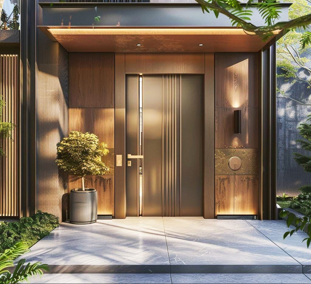 Front entry single door