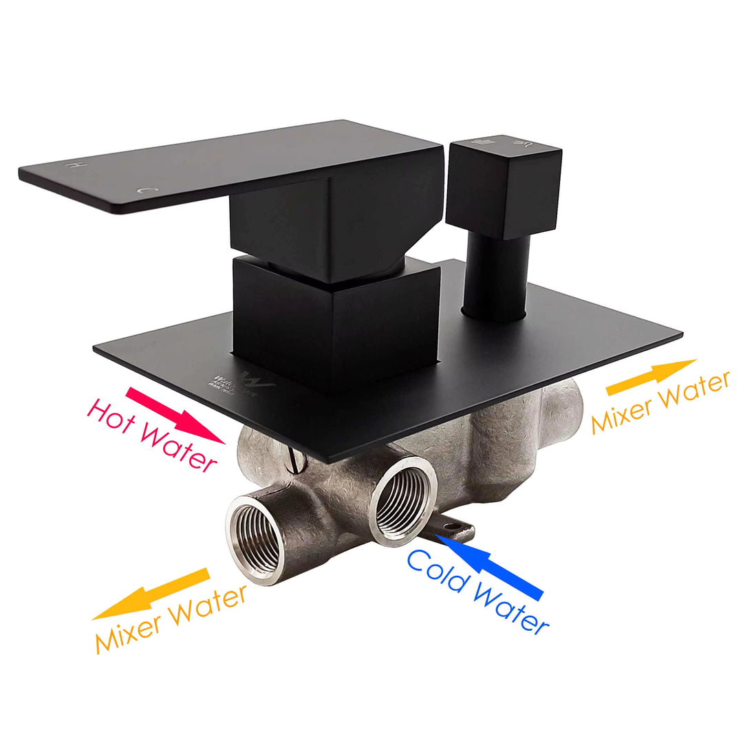 Wall square mixer