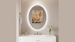 Load image into Gallery viewer, Oval LED Makeup Vanity Mirror 24x32" (Anti-Fog)
