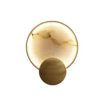 Load image into Gallery viewer, Modern Round Marble LED Wall Lights Living Room Bedside Lighting Fixtures Gold Surface Mount Atmosphere Lamp Light
