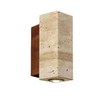 Load image into Gallery viewer, Travertine Stone Led Wall Light
