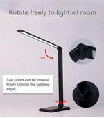 Load image into Gallery viewer, Modern Style Bedside LED Desk Lamp with USB Charging Port Eye-Caring Office Table Light Wholesale Night Lamp for Study Desk
