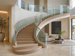 Load image into Gallery viewer, Curved Glass Balustrade Staircase
