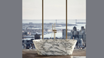 Load image into Gallery viewer, Oval Arabescato Marble Bathtub
