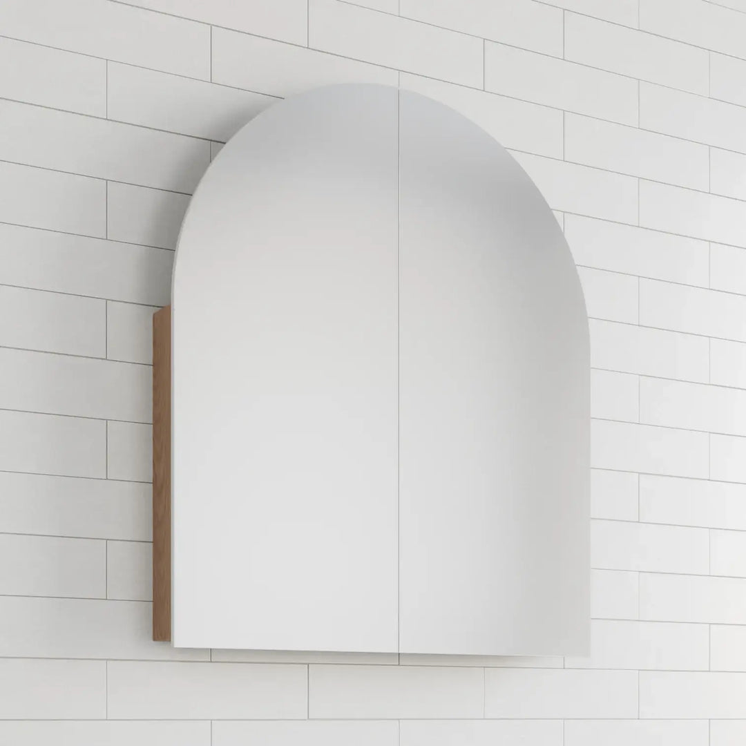 Arch Bathroom Mirror Cabinet With 2 Doors