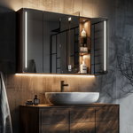 Load image into Gallery viewer, Led Bathroom Mirror Cabinet Multi With 4 Doors
