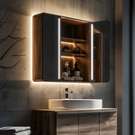 Load image into Gallery viewer, Led Bathroom Mirror Cabinet Multi With 4 Doors
