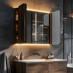 Load image into Gallery viewer, Led Bathroom Mirror Cabinet Multi With 4 Doors
