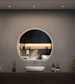Load image into Gallery viewer, Modern Asymmetrical LED Wall Mirror for Salon Bathroom Bedroom Living Room Entryway-Vanity Mirror for Wall Decoration
