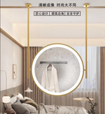 Load image into Gallery viewer, Modern Ceiling Hanging Aluminum Alloy Touch Switch 360 Rotatable Bathroom Hotel Bedroom Salon Mirror
