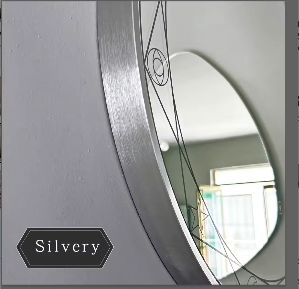 Modern Ceiling Hanging Aluminum Alloy Touch Switch 360 Rotatable Bathroom Hotel Bedroom Salon Mirror