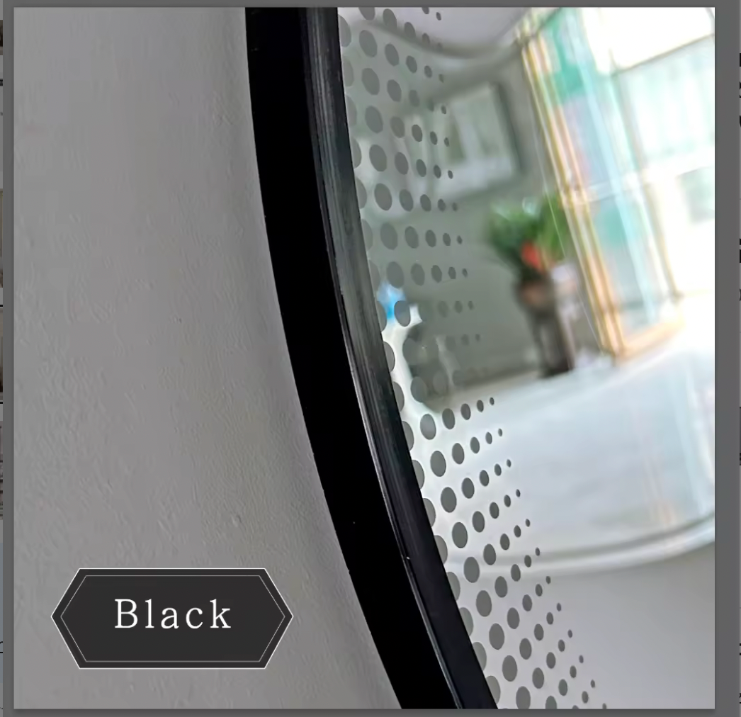 Modern Ceiling Hanging Aluminum Alloy Touch Switch 360 Rotatable Bathroom Hotel Bedroom Salon Mirror