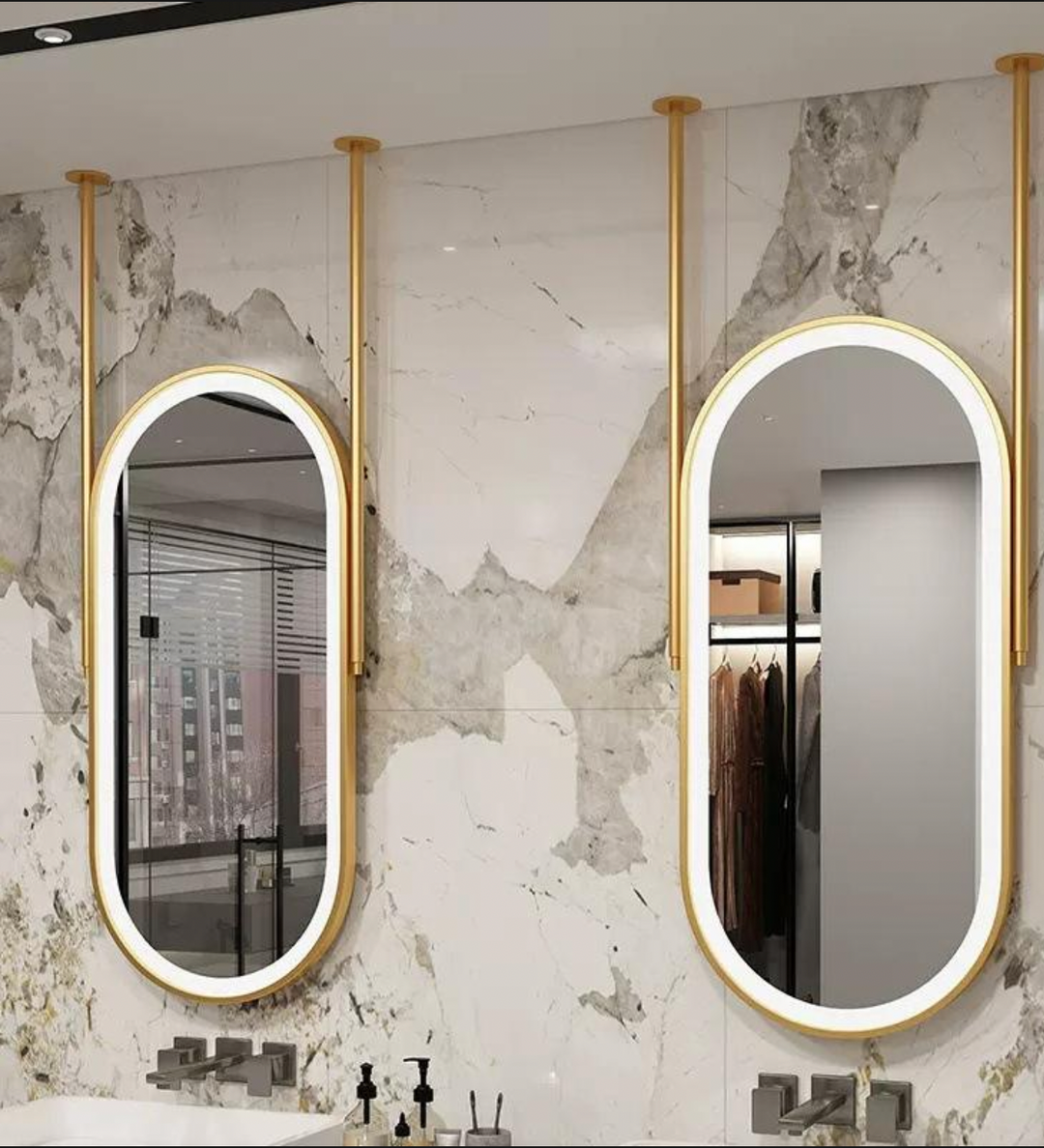 Smart LED Glass Bathroom Mirror