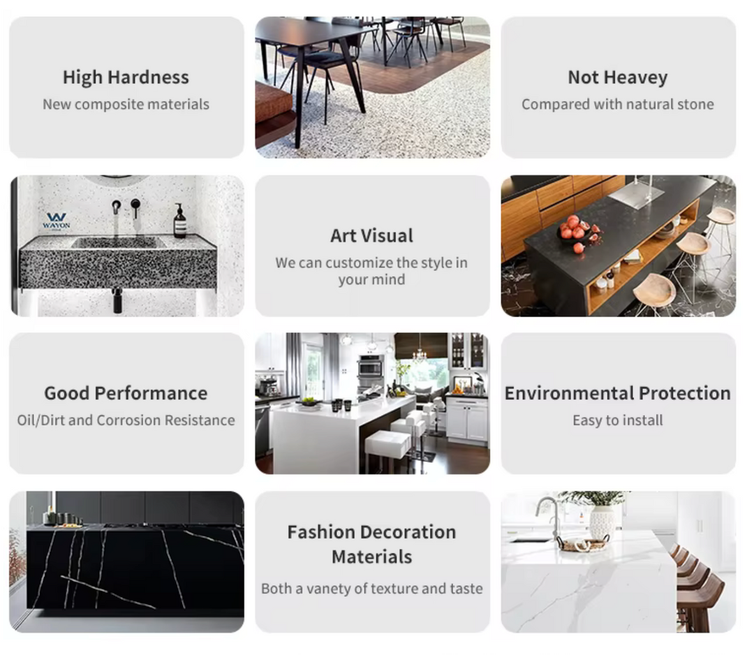 Black Kitchen Countertop