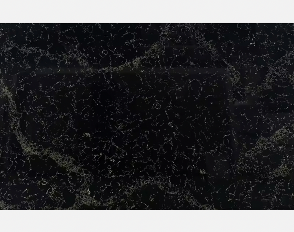Black kitchen countertop