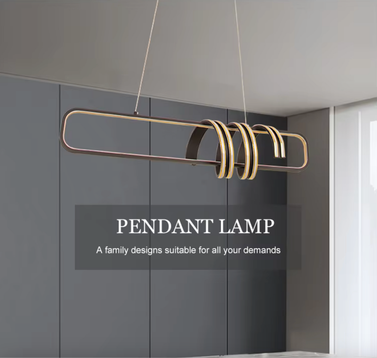 Bar counter and dining table pendant