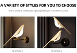 Load image into Gallery viewer, Gold Bird Led Wall Lamp

