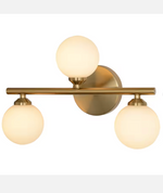 Load image into Gallery viewer, White Glass Ball Indoor LED Wall Lamp
