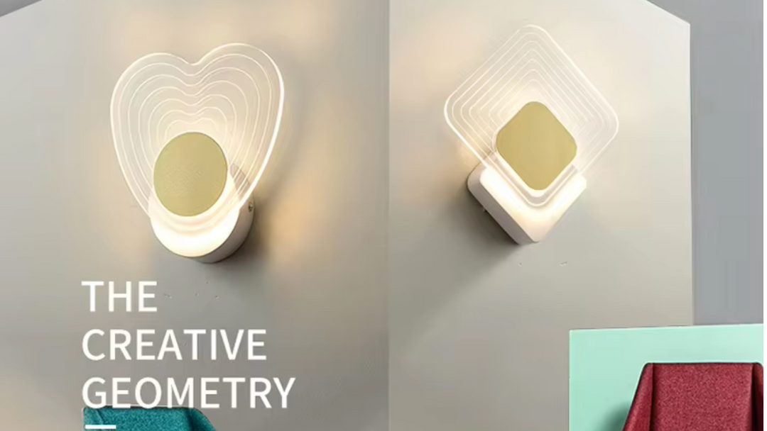 Transparent wall light