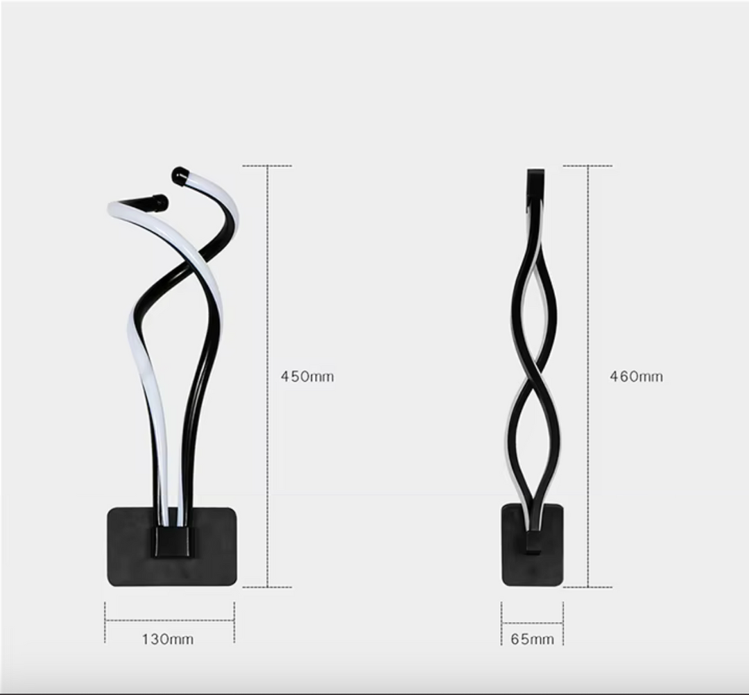 Fixture Black Wall light