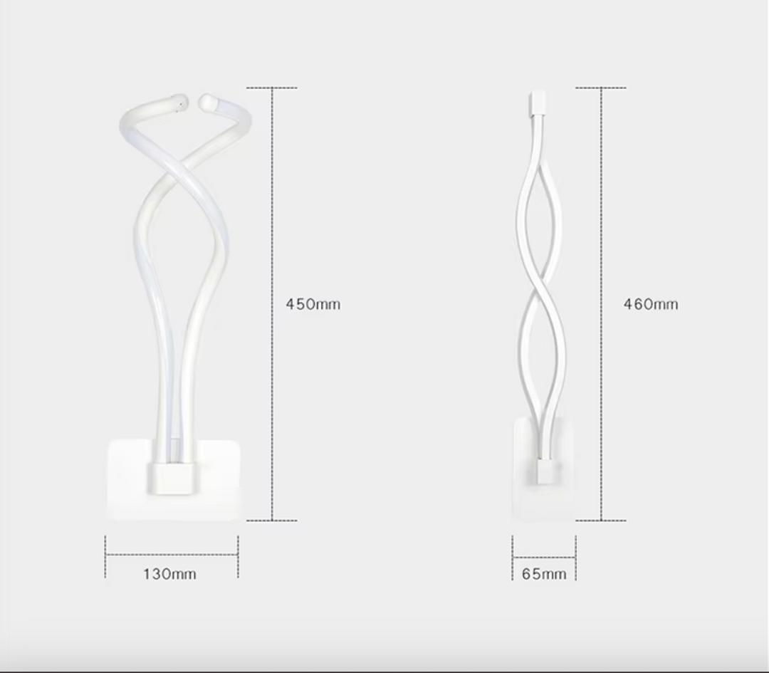 Fixture Black Wall light