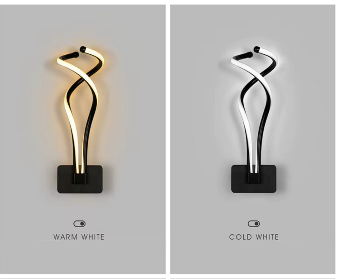 Fixture Black Wall light