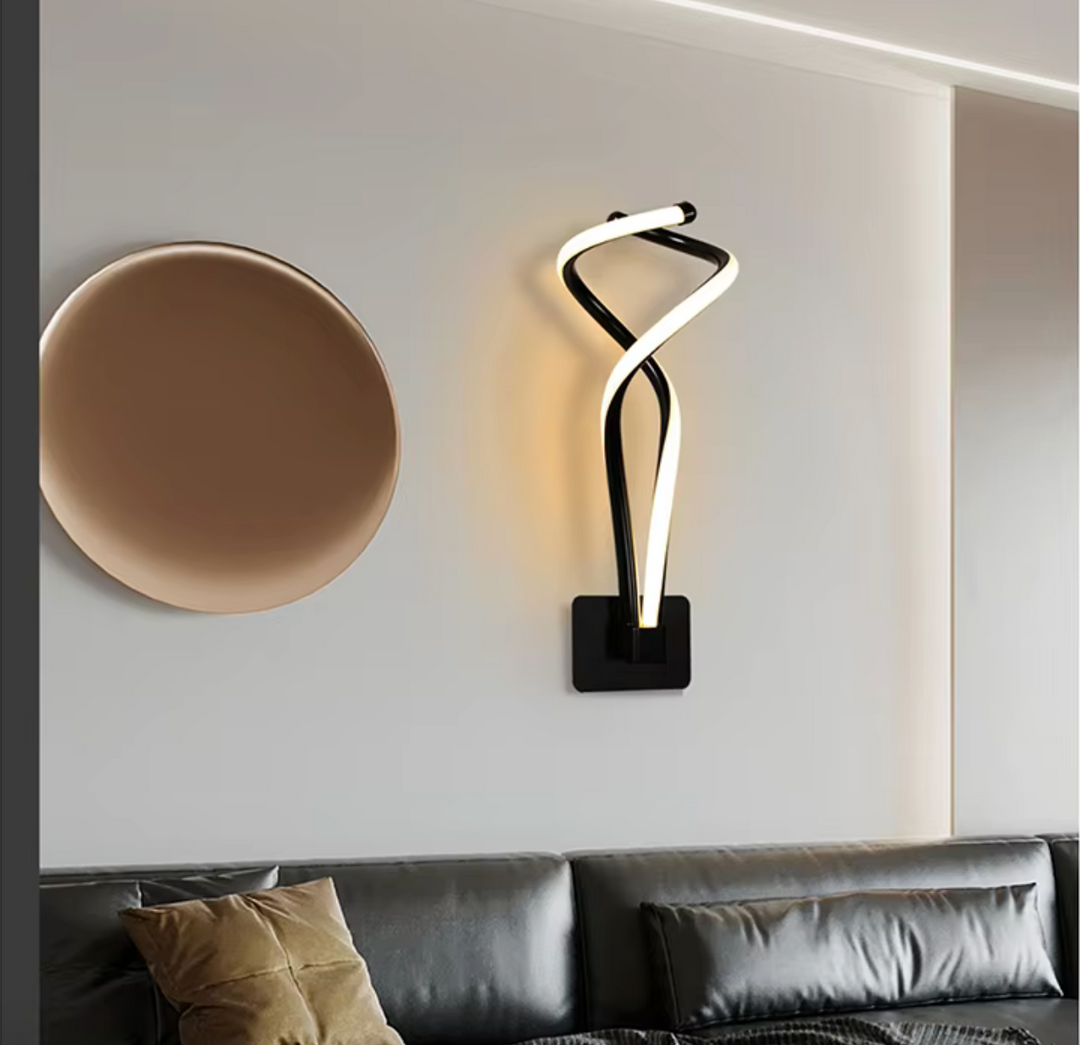 Fixture Black Wall light