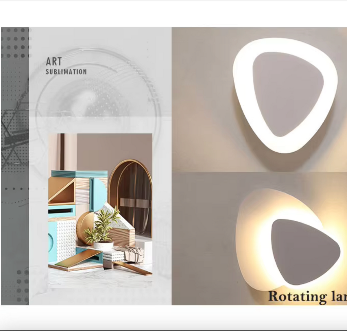 Nordic style wall light