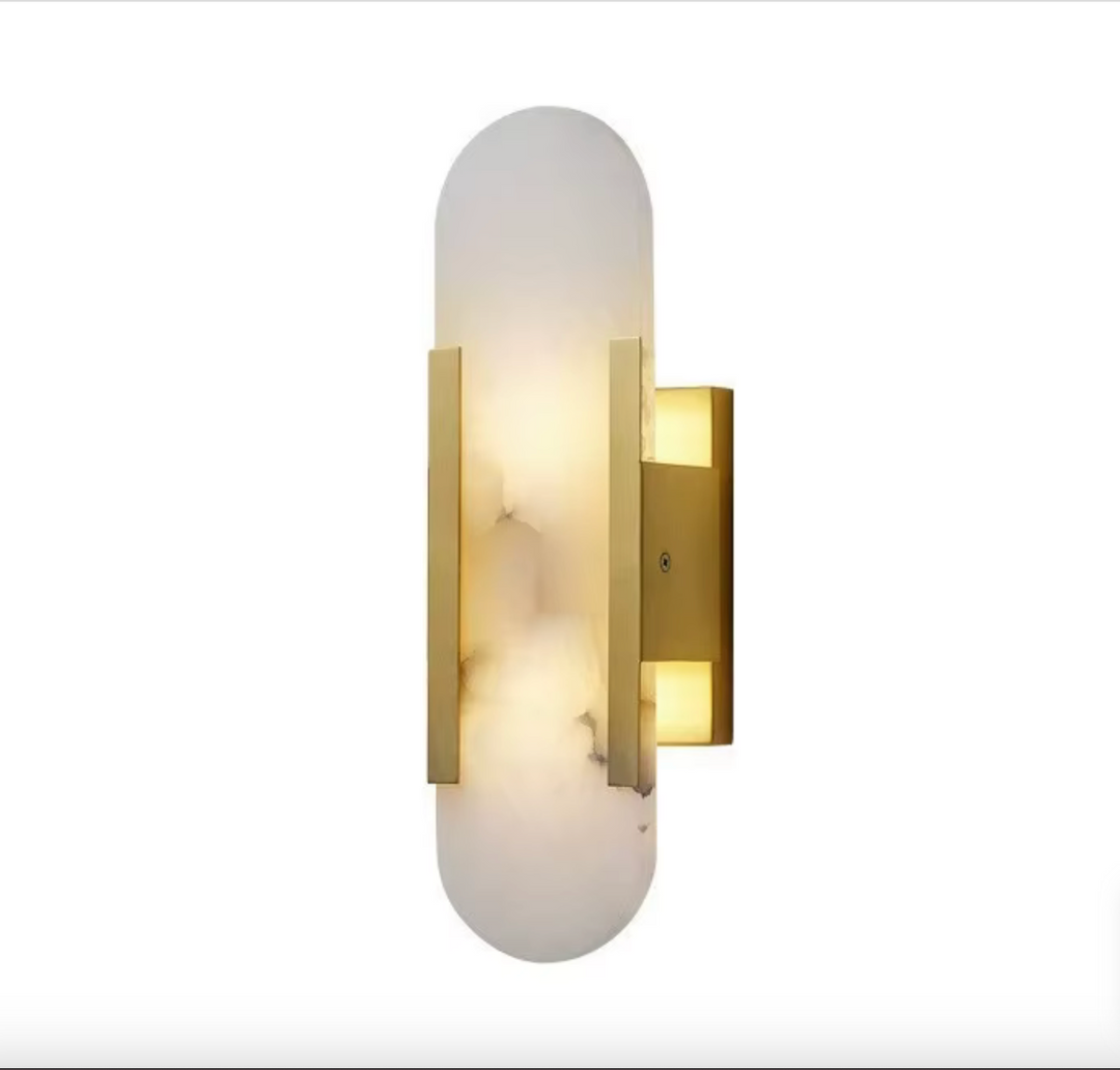 Marble wall light for the bedroom