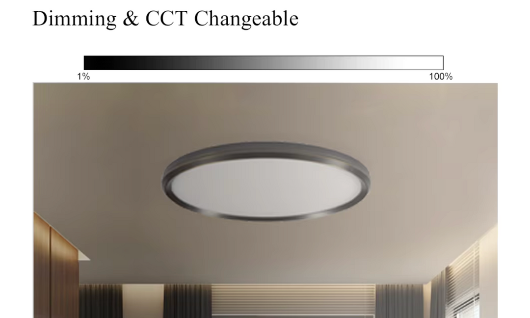 Round Circular Led Ceiling Lamp Light Mounted