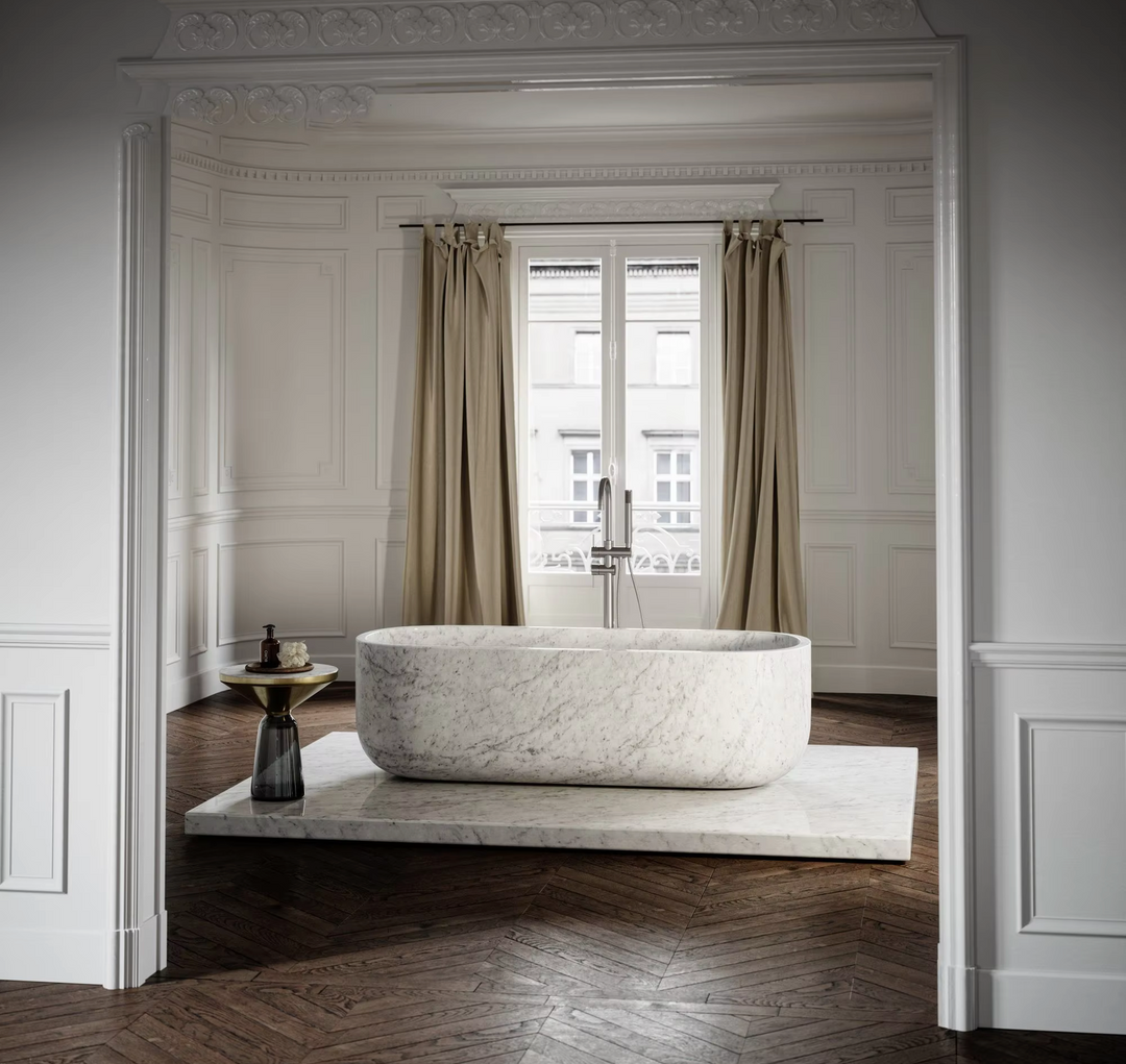 White Marble Bathtubs