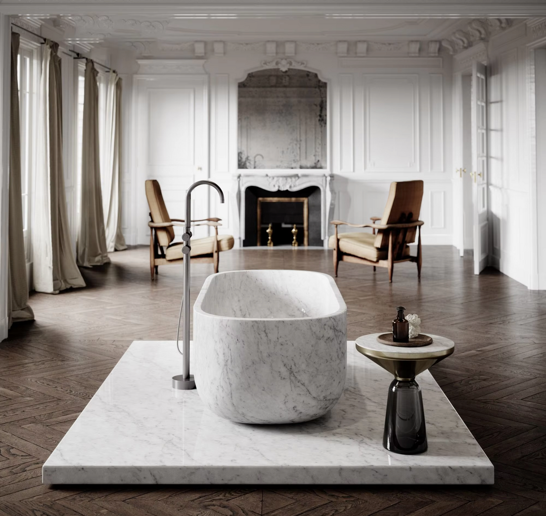 White Marble Bathtubs