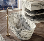 Load image into Gallery viewer, Oval Arabescato Marble Bathtub
