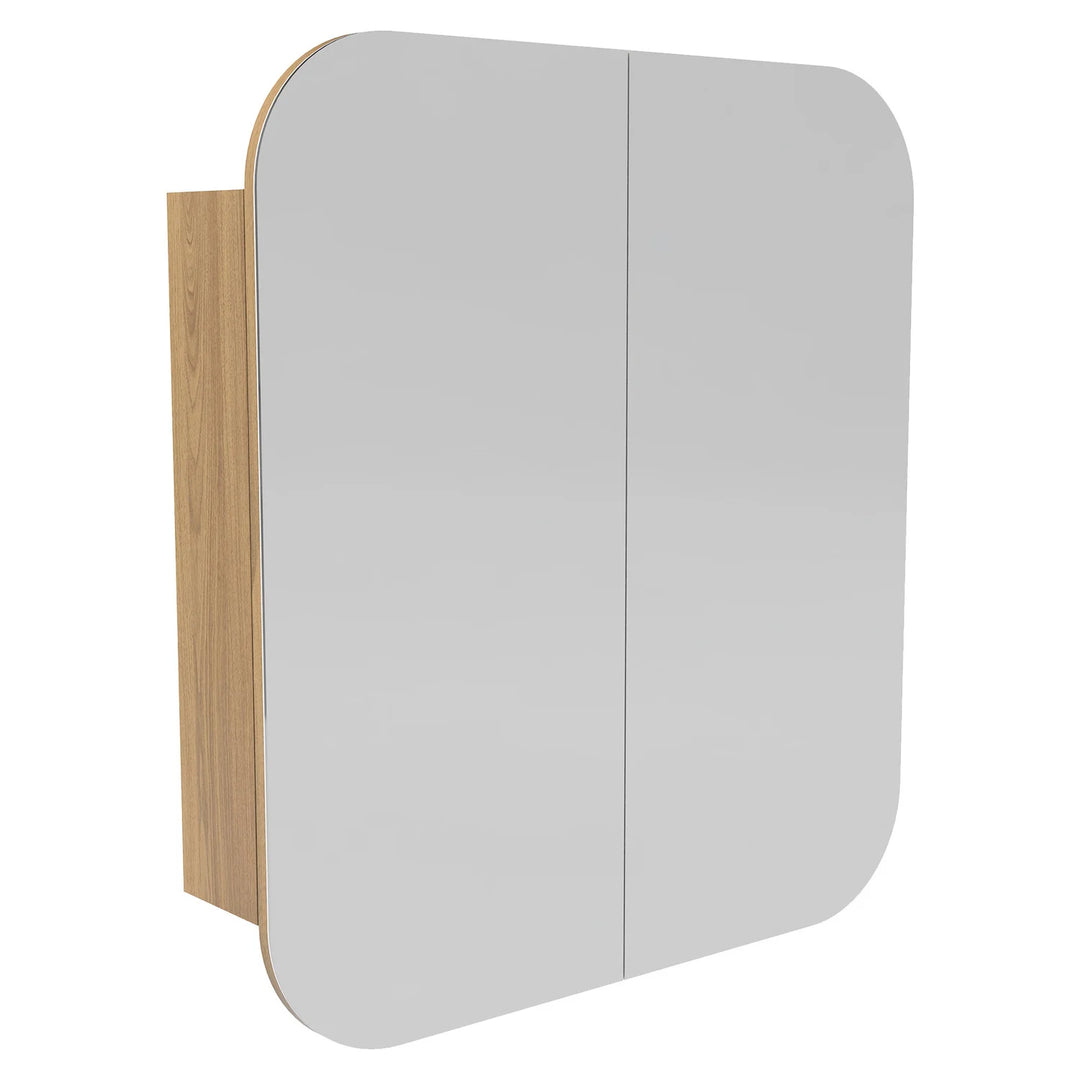 Rectangular Bathroom Mirror Cabinet With 2 Doors